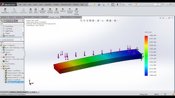 STATIC ANALYSIS IN SOLIDWORKS || SOLIDWORKS SIMULATION TUTORIALS