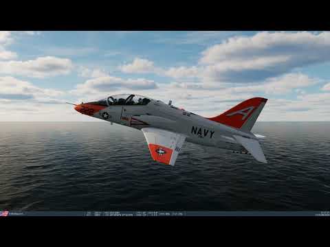 VNAO Simulations T-45 Mod: indítás, hordozó felszállás és leszállás -DCS World