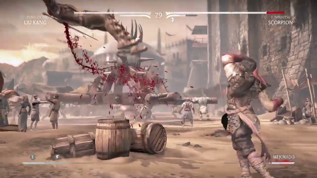 Mortal Kombat XL liu kang vs scorpion