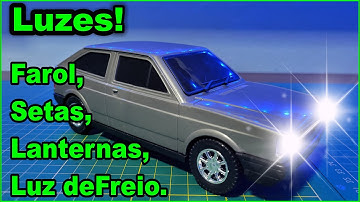 Como Adicionar Farol e Luzes no Mini Gol Quadrado