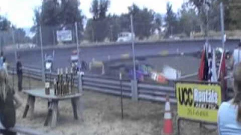 kyle woodcock 2nd race at lakeport wins the trophy...