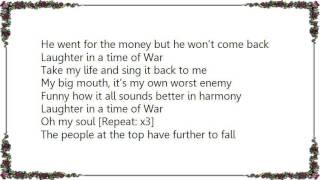 Chumbawamba - Laughter in a Time of War Lyrics