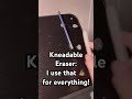 The Kneadable Eraser: I use that 💩 on everything! #art #drawing #arttechniques #arttips #arttricks