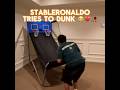 Stableronaldo tries to dunk 😭🥀💔 #clips #funny #shorts #stableronaldo