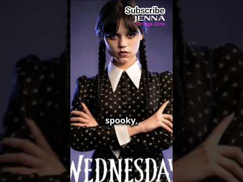 Jenna Ortega and Wednesday Addams a Match Made in Heaven  #wednesday #jennaortegainterview #netflix