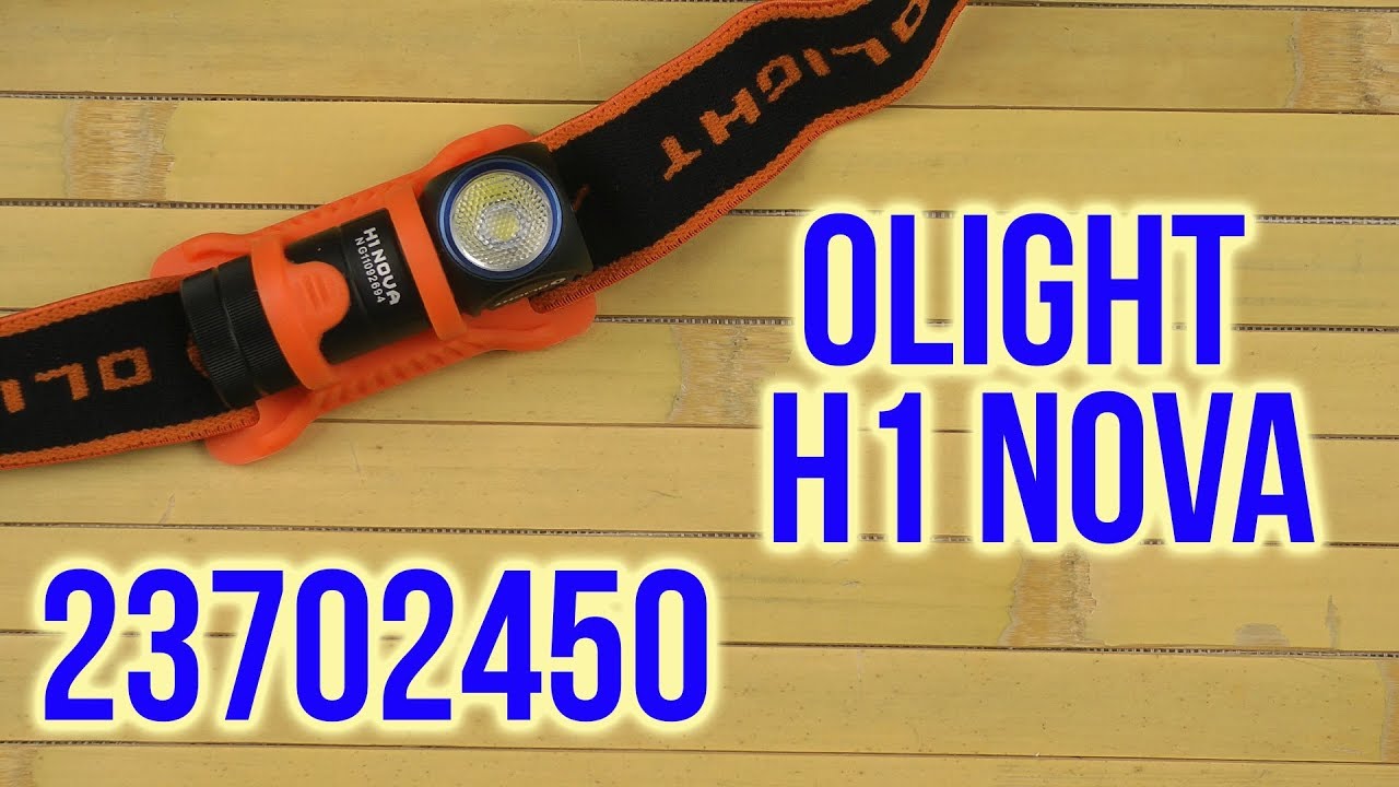 Распаковка Olight H1 Nova Black 23702450
