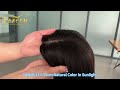 13*15CM Scalp Topper Wig Remy Human Hair for Women with PU Lace Silk Base Topper Clip Hair Handmade