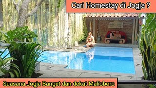 Review Homestay Murah di Jogja ada Kolam Renang dan Suasananya Jogja Bnaget