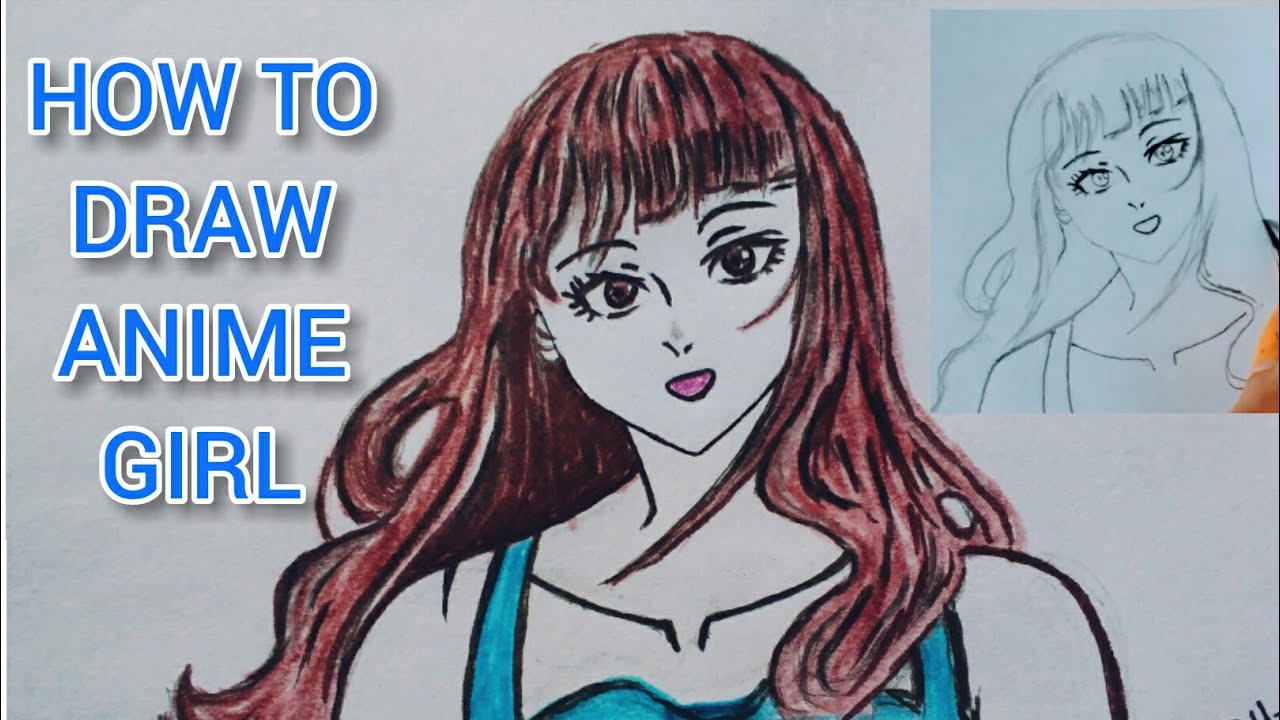 How to draw anime girl / how to draw nazuna - YouTube