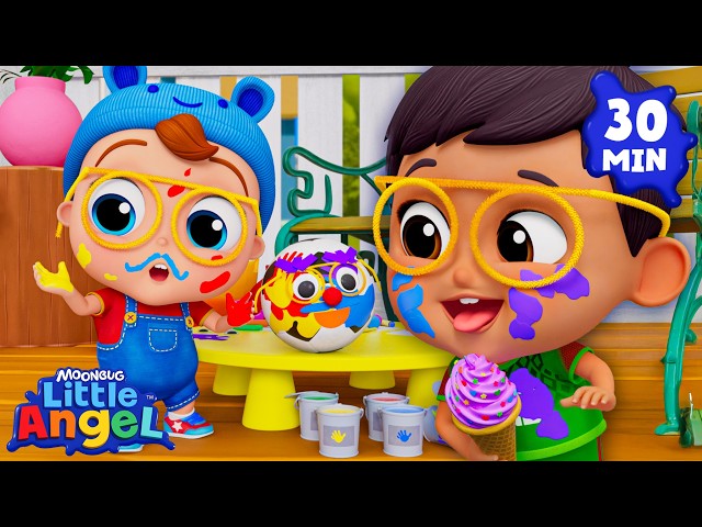 Best Friends CHAOTIC Playdate | Little Angel Compilation | Home