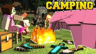 Minecraft: CAMPING!!! (TENTS, CAMPFIRES, SLEEPING BAGS, & LANTERNS!) Custom Command screenshot 3