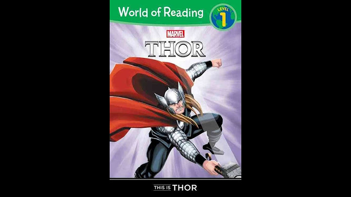Reading World of Reading Thor This Is Thor: (Level 1) Book - Children Story Time