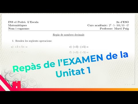 Vídeo: Com resoleu nombres mixtes amb proporcions?