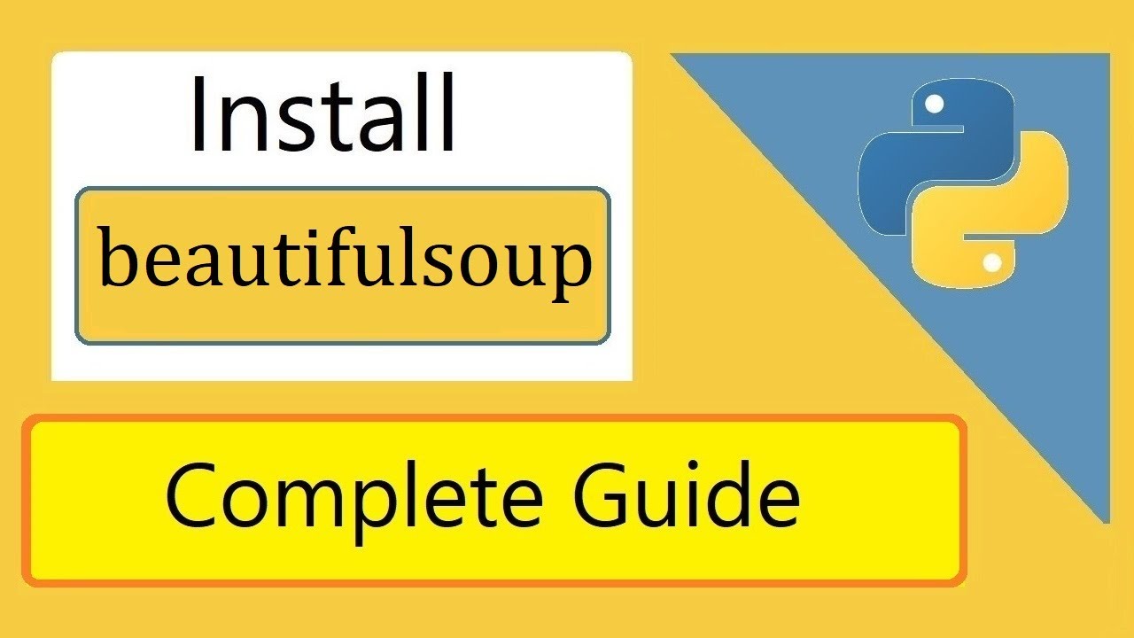 How to install BeautifulSoup on Windows 10 | Complete Installation Guide 2021 | Amit Thinks
