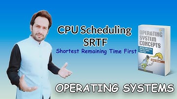 12  Shortest Remaining Time First SRTF CPU Scheduling Algorithm in Operating System Urdu Hindi