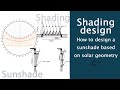 Shading Design- How to design sunshade based on solar geometry