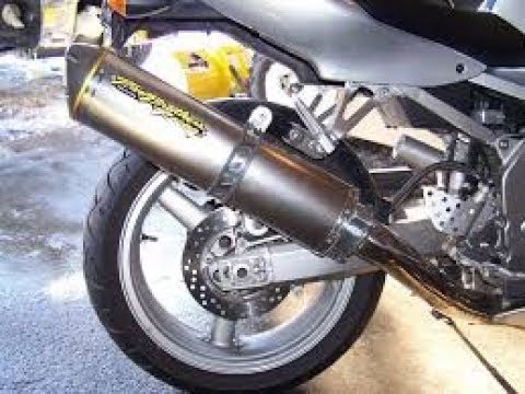 Kawasaki ZZR600 exhaust sound compilation - YouTube