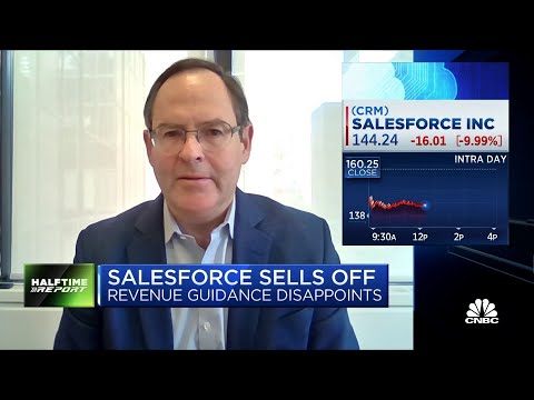 Salesforce sells off on the back of disappointing earnings