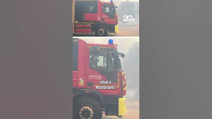 Un incendie menace Marseille, la population invitée à se confiner