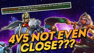 NOT REMAKING A 4v5!?!?!? PLATINUM NOOB DOMINATION
