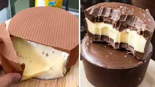 So Yummy MILKCREAM Chocolate Cake Recipes Tutorial | Quick & Easy Cake Decorating Ideas