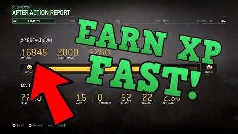 BEST XP METHOD IN MWR! (How to Rank Up FAST!)