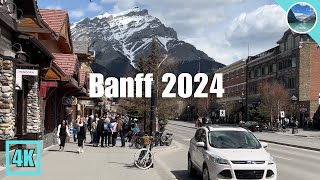 [4K] Banff Walk‍♂Banff town in May afternoon