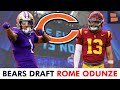 Rome odunze joins caleb williams as chicago bears draft picks in 1st round of 2024 nfl draft