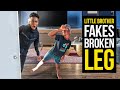LITTLE BROTHER Gets Caught FAKING His BROKEN LEG, What happened is Shocking