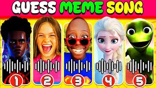 GUESS MEME & WHO'S SINGING   Lay Lay, King Ferran, Toothless, Salish Matter, MrBeast, Elsa, Teng