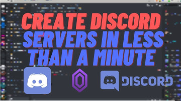 Create endless discord servers in less than a minute !!