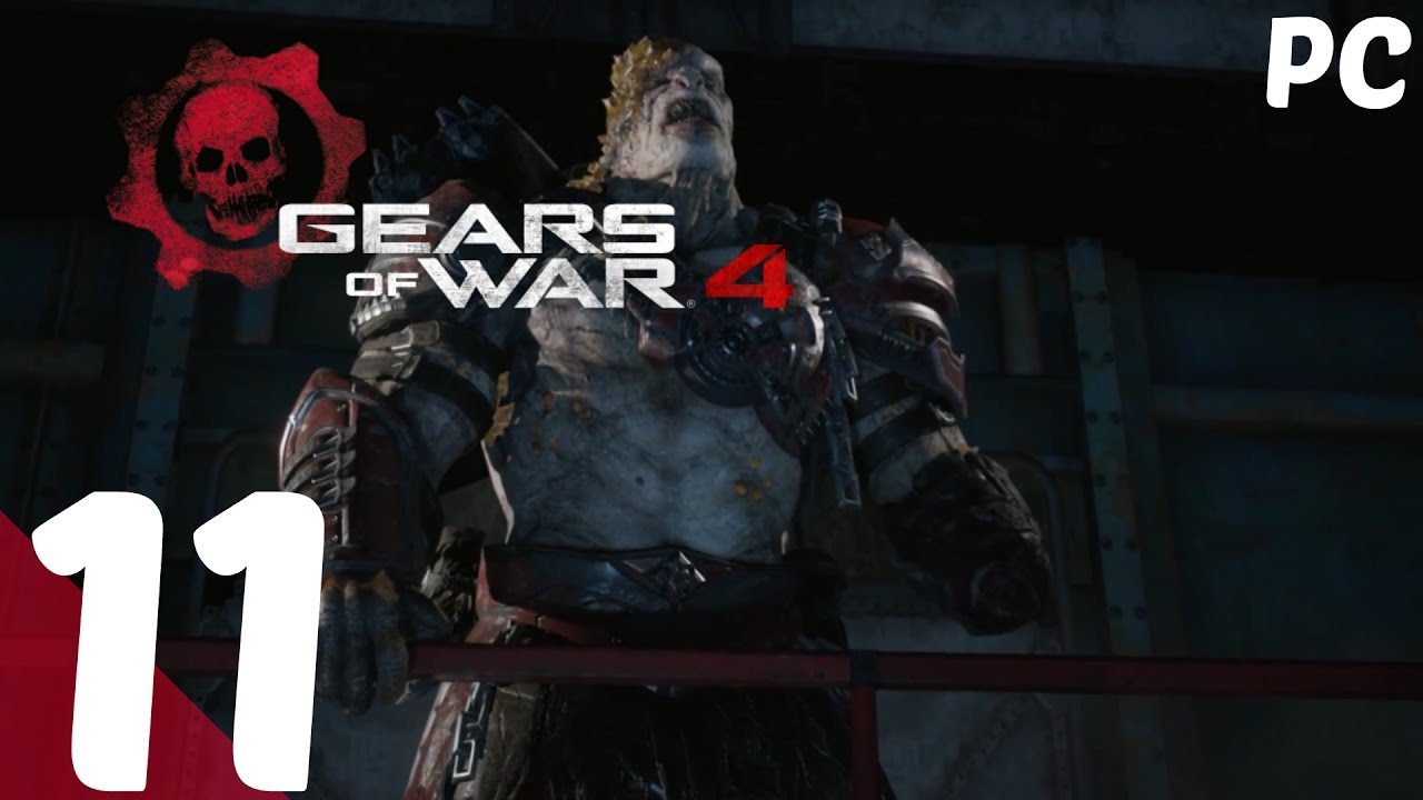 Gears of War 4 - PC Gameplay Walkthrough Part 11 - Swarm General Swarmak Boss Fight