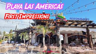 Tenerife - Is The Golden Mile What You Expected?.. Playa Las Americas...