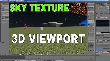 Sky Background Image Texture In The 3D Viewport | Blender Tutorial