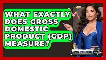 What Exactly Does Gross Domestic Product (GDP) Measure? - Macroecon Experts