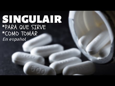 SINGULAIR Para que sirve, Como y Cuando tomar Singulair MONTELUKAST, Singulair 10 mg