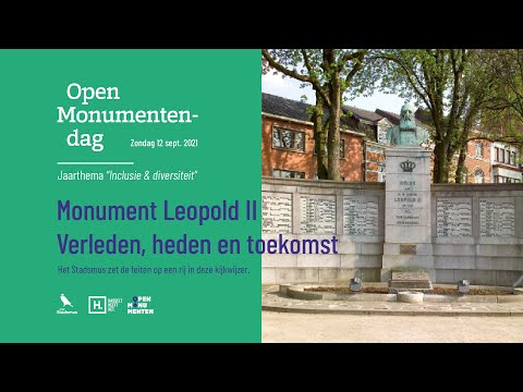 Monument Leopold II: verleden, heden en toekomst - Open Monumentendag 2021