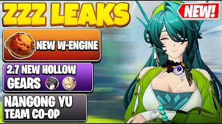ZZZ LEAKS! V2.7 New Hollow Gears, A-Rank W-Engine, Nangong Yu Team CO-OP & More! | Zenless Zone Zero