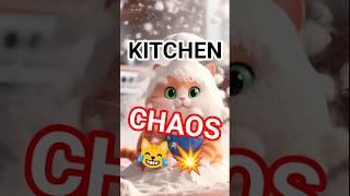 Cat’s Cooking Chaos 😹🔥 | #Funny #3DAnimation #Shorts  #BrainyGoofsTV