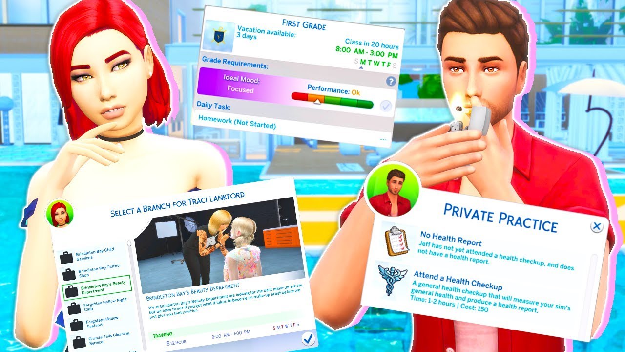 10 MODS FOR REALISTIC GAMEPLAY! // THE SIMS 4 YouTube