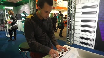 Another Xkey 37 casual performance in Musikmesse 2014
