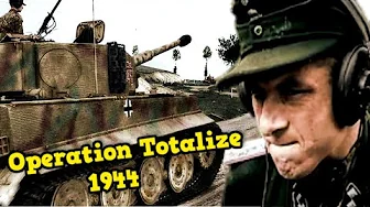 750 British Tanks vs 70 Panzers | The Huge Operation Totalize 1944 | End of Michael Wittmann