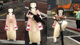 HANAKO DemonSlayer GTA V PED / MOD