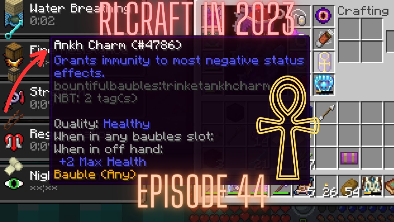 RLCraft in 2023 | Episode 44 | The Ankh Charm | - YouTube