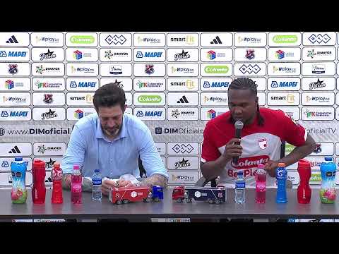 Rueda de prensa de Santa Fe tras su partido con Medellín