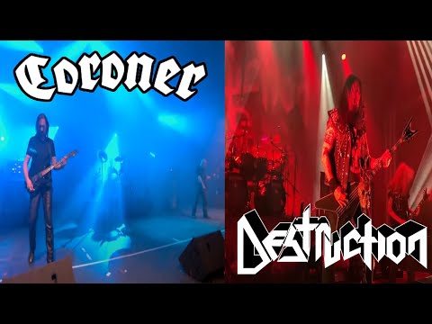 CORONER & DESTRUCTION THRASH METAL LIVE