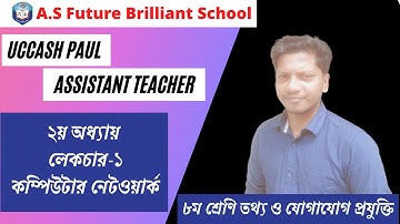 ৮ম শ্রেণি তথ্য ও যোগাযোগ প্রযুক্তি ২য় অধ্যায় লেকচার-১ | কম্পিউটার নেটওয়ার্ক | Class 8 ICT Chapter 2
