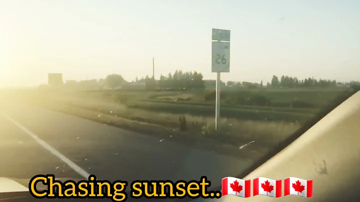Chasing sunset.. Long way home from New Brunswick to Alberta 🇨🇦🇨🇦