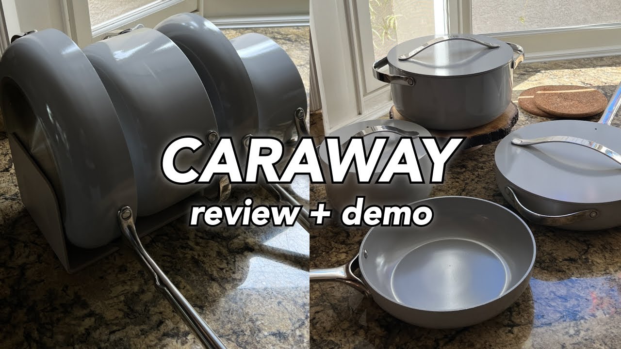 CARAWAY COOKWARE REVIEW! cooking & cleaning demo (my thoughts after using  for 3 months) 