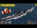 Stalingrad 7 Kills &amp; 222k Damage | World of Warships Gameplay